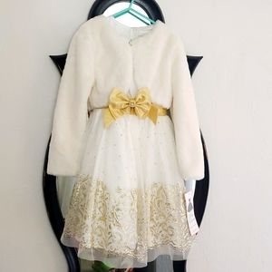 Rare Editions NWT  Girls Holiday Dress
